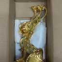 COOLHIYA Elegant European-Style Desktop Candlestick Holder for Home Decor Artistic Metal Candle Stand for Living Bedroom Office Stylish Taper Candle Holder for Romantic Festival Ambiance