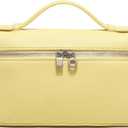Rejolly Crossbody Bag for Women Small Top-Handle Leather Pouch Purse Shoulder Handbag Yellow