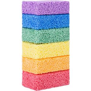 Funny Poop Floam Clay 6 Colors Modeling Foam Beads Play Kit for Kids Educational Magic Clay DIY Art Crafts Never Dries Out Preschool Toys Motor Skills