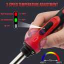 150W Plastic Welder Kit, 3-Speed Temperature Control Plastic Welding Kit, Professional Plastic Weld Tool With 70pcs Welding Rods,3Tips,Portable Plastic Repair Kit For Car Bumper,Kayak Repairs (Red)