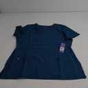 HeartSoul Scrubs for Women V-Neck Medical Top with Moisture Wicking and 360 Stretch Technology - 20710 (Large, Caribbean Blue)