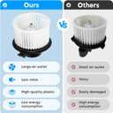 Front HVAC Heater Blower Motor w/Fan for Nissan Versa 2007 2008 2009 2010 2011 Replaces for 700287 27226EE91C