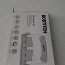 Bostitch Office EZ Squeeze Heavy Duty 3 Hole Punch, 40-Sheet Capacity, Use Less Force, Perfect for Home Office School Supplies, Sleek Design, Silver