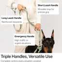 Hands Free Dog Leash Adjustable Versatile Crossbody Waist Dog Leash Reflective Comfortable Padded Handles Shock Absorbing Walking Lead for  Dogs (Super Reflect-Black, S)