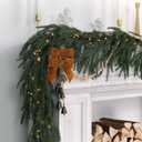 24 Pcs Brown Vintage Velvet Christmas Bows -Cozy 4.5 Inch Bows for Christmas Tree Ornaments, Wreath Accents, Gift Wrapping, Wine Bottles, Stair Railings, DIY Crafts & Xmas Home Decor