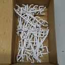 uxcell 50 Pcs Heavy Duty Pegboard Hooks, 4-inch Shelving Hooks for 1/4" Pegboard, Pegboard Display Hook Holder Organizer for Garage, Office, and Kitchen, White