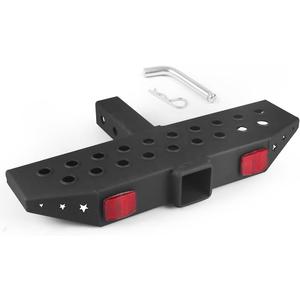 1000LBS Hitch Step with 2 inch Hitch ReceiverSafety Reflectors for RV SUV Truck Flatbed Camper