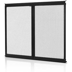 VEVOR RV Screen Door Protector, 24.5 x 20 inch Door Grille, Easy to Install and Disassemble, Reinforced Breathable Protective Mesh, Aluminum Alloy Camper RV Entry Protector for Pet Protection, Black