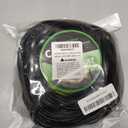 Cat 6 Flat Ethernet Cable 200ft, 10Gbps, Black