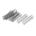 uxcell Compression Spring, 304 Stainless Steel, 14mm OD, 1mm Wire Size,50mm Free Length, Silver Tone, 10Pcs