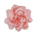 Large Camellia Satin Fabric Flower Brooch Pins Hairpin for Women,ladies. (Pink)