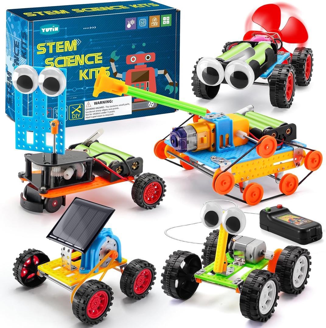 STEM Kits for Kids Age 8-10, STEM Toys for Boys Crafts Ages 8-12 8-13, Science Robot Building Kit 6-8 9-12, Engineering Experiments Projects for 8 9 10 12-14 Year Old Boys Girls Birthday Gifts