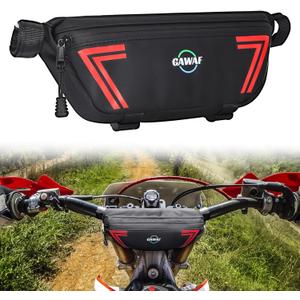 Upgrade Motorcycle Handlebar Bag, Universal Waterproof Motorcycle Tool Bag, Bicycle Front Storage Bag Fit for SURRON LIGHT BEE X, S X160, X260, Talaria Sting Segway Electric Dirt Bike