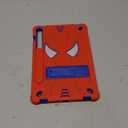 DETUOSI Case for Samsung Galaxy Tab S7 FE 5G/ S8 Plus/ S7 Plus 12.4" Tablet, Full Body Heavy Duty Kids Friendly Protective Cover with Folding Stand & Shoulder Strap for S8+ 2022/S7 FE 2021, Red+Blue