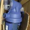 LuxBlue 1.5HP In/Above Ground Pool Pump | Powerful Self-Priming Pool Pumps | Max 6060GPH, 52FT Head Lift for Energy Efficient Water Circulation & Filtration, Includes 1.25"/1.5"/2" Hose Connectors