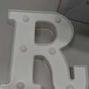 7 Pieces Large Ramadan LED Letter Lights Sign Ramadan Eid LED Marquee Lights Table Decoration for Eid Home Party Gift Tabletop Decoration