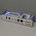 Bluesea 7 Pieces 12 Feet Dryer Vent Cleaner Kit, Reinforced Nylon Dryer Vent Cleaning Kit, Durable Dryer Vent Brush Vacuum Attachment with Flexible Lint Trap Brush, Vacuum & Dryer Adapters (Upgrade)