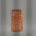 TOCOL for iPhone 17 Pro Case, Full Camera Protection, Built-in Magnetic Ring, Compatible with Magsafe Charger, Drop Protection, Translucent Matte Phone Case for iPhone 17 Pro 6.3 inch (Orange)