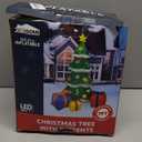 Joiedomi Christmas Inflatables Tree Outdoor Decoration, Giant Christmas Inflatable Tree with 3 Gift Boxes with Build-in LEDs for Blow Up Xmas Decoration, Indoor Outdoor Yard Garden Lawn Dcor