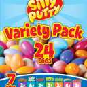Crayola Silly Putty Bulk Variety Pack (24ct), Assorted Soft Sensory Putty, Kids Fidget Toys, Goodie Bag & Treasure Box Sensory Toys, Gift for Kids, Ages 4+