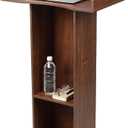 Podium Stand for Lectern Presentation Church Classroom, Pulpit with Wooden Heavy Base, Oak Podium for Lecture, Wedding Speech