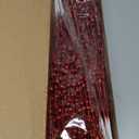 Palonu 32 Pcs Red Artificial Glitter Berry Stems 17 Inch Fake Berry Branch Picks Decorative Glitter Sticks Christmas Tree Ornaments for DIY Xmas Wreath Crafts Gifts Holiday Home Décor