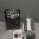 Karaoke Machine, Portable Bluetooth Speaker with 2 Wireless Microphones for Adults & Kids with Lights, Karaoke Microphone with PA System Supports USB/TF/FM/AUX for Home Party Home System Packages (Black)