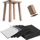 Furniture Pads for Hardwood Floors - 20 Pack Non Skid Furniture Grippers, 2" Square Silicone Anti Slip Pads with Grid Texture, Strong Self-Adhesive Floor Protectors for Sofa, Couch & Heavy Furniture