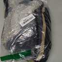 Xscape Women's Long Square Neck Long Sleeve Beaded Contour Gown, Black Nude Silver, 10