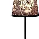 Flower Fairy Touch Lamp with Dimmable Touch Switch,Black Metal Cutout Shade, Flower Fairy Decoration Desk Lamp