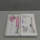 Sonic Dermaplane Razor for Women Face,WomenS Facial Exfoliation & Peach Fuzz Hair Removal System,Anti-Aging3 Speeds8 Dermaplaning BladesRechargeable,Sonic Dermaplaning Tool (Pink)