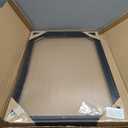 16x24 Assembled Canvas Frame for 0.6"-0.9" Deep Stretched Canvas, 0.75" Depth Floating Frame, Black(1PCS,Aluminum)