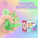 Fidget Toy Stress Cube 4 Pack, Cube Squishies Anxiety Stress Relief with Thick Substance,Fidgets for Classroom,Stress Balls for Adults Kids Children Teens