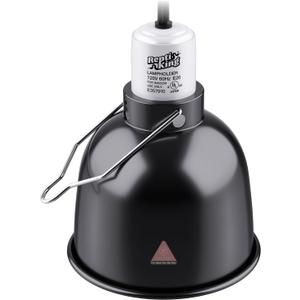 Reptile Light Fixture, 5.5'' Deep Dome for Reptile Light/Heat Lamp/UVB Light, 1-Pack 5.5 Inch Deep UVB Bulb Holder