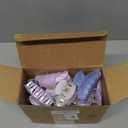 Knitgrip 20 Pcs Large Acrylic Hair Claw Clips Bulk for Women Cute Non-slip Hold Clamps Bulk for Thick or Thin Hair French Barrettes Accessories(3.15 Inches,Pastel Color)