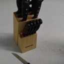 Farberware 12-Piece Never Needs Sharpening Triple Rivet High-Carbon Stainless Steel Knife Block, Black, Durable ANDPrecision Cutlery