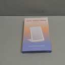 FUNTOUCH Rechargeable Travel Makeup Mirror with 72 Led Lights, Portable Lighted Beauty Mirror, 3 Color Lighting, Dimmable Touch Screen, Tabletop LED Folding Cosmetic Vanity Mirror (White)