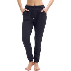 Walifrey Womens Joggers with Pockets, Drawstring Sweatpants Women for Lounging Jogging Workout and Gym (X-Large, Navy)