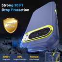 Jiunai for Google Pixel 9 Pro Case Pixel 9 Case Heavy Duty Port Protection Shockproof Dual Layer Tough Dust Proof Rugged Protective Cover Phone Case for Google Pixel 9 Pixel 9 Pro 5G 6.3 2024 Blue