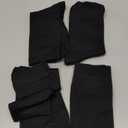 Pembrook Bamboo Viscose Dress Socks Women - 4 Pairs Crew Trouser Socks Women | Moisture Wicking Thin Socks Women (Medium)