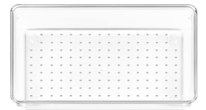 Plastic Trays Versatile Kitchen Cutlery Makeup Organizer for Desktop Bathroom and Office Storage Detachable and Storage Bins