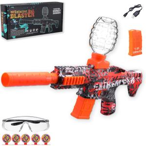 Splatter Blaster, Electric Auto Splatter Ball Toy, 10 Rs Per Seconds,50000+, 7.4V 500 mAh Rechargeable Batteries, Outdoor Activities Team Game Toy for Age 12+ Year Up