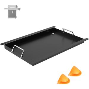 Griddle Insert for Ninja FlexFlame PG300 Series, Full Size Carbon Steel Griddle Insert Grill Parts for Ninja Flex Flame Replacement Parts for XSKFULGRIDLE