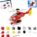 2 x 150 PCS 0.8in Building Blocks - Toy Building Sets for Kids, Building Blocks Cubes, School Toys Birthday Gifts for Boys and Girls Age 3+ Years Old Stimulate Imagination (150, Helicopter)