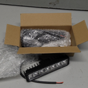 Willpower 2pcs 18W 6 Inch LED Work Light Spot Beam Single Row LED Light Bar 12V 24V Super Slim Offroad Driving Lights Fog Lamps for Truck Tractor Boat 4x4 Car SUV ATV