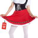 Morph Dirndl Dress for Women, Oktoberfest Costume, Traditional German Outfit, Lederhosen for Women, Festive Attire, X-Large