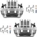 Rear Disc Brake Calipers Kit 18B4752+18B4753 New Replace for Ford 1999-2004 F-250 Super Duty, 1999-2004 F-350 Super Duty, 2000-2005 Excursion, FRC10961N+FRC10962N, BRC-64RM+BRC-65RM
