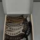 Obeoby 8 PCS Flat Hair Clips for Women, Medium Lay Flat Claw Clips for Thick Thin Hair French Hair Accessories Barrettes (Black, coffee, brown, white)