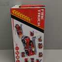 SpringFlower Toy for 3 4 5 6 Years Old Boy,Large Fire Truck Toy with Lights & Sounds, Ladder Fire Truck with Shooting Water for Toddlers and Kids, Gifts for Boys & Girls