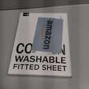 FreshCulture Pure Cotton Fitted Sheets Twin Size, 300 Thread Count Percale Sheets for Twin Size Bed, Soft & Breathable Cotton Sheets, Luxury Fitted Sheets Only (Beige)